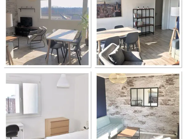 ✨ Colocation Meublée Stylée - 4 Chambres - À 2 pas de la Gare de Douai ✨
