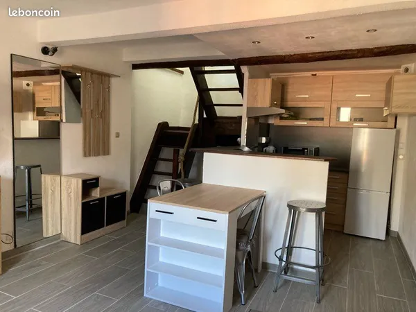 Appartement duplex meublé