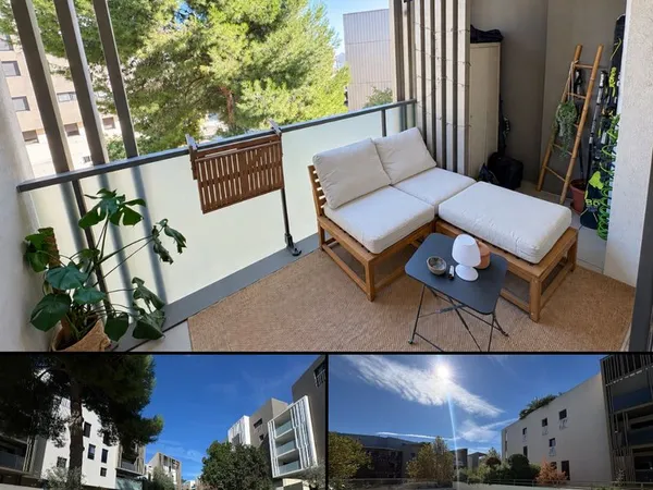 Saint Jean de Védas Appartement T2 Résidence standing DIVA avec terrasse et parking