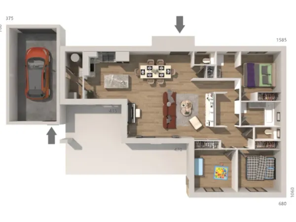 Maison neuve 4 pièces 110 m²
