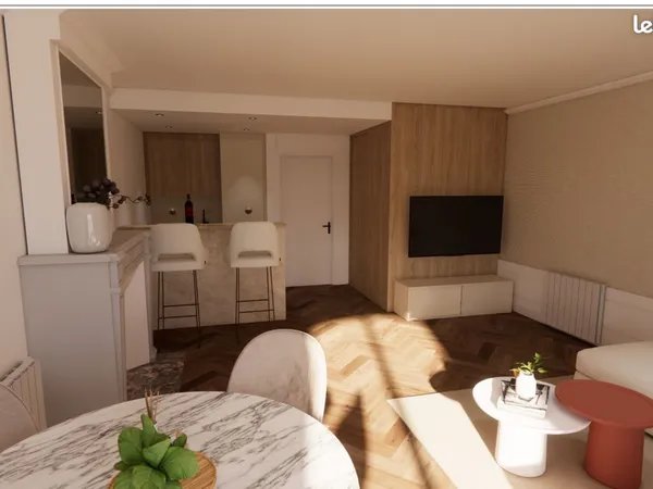 À louer - Appartement rénové de 53 m² sur la place Antonin Poncet (Lyon 2e)