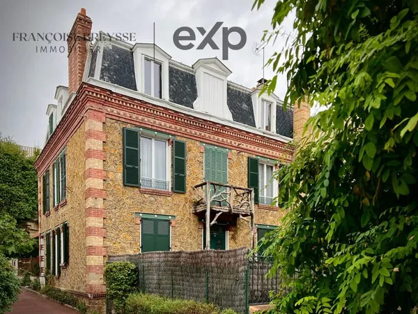 Andrésy - Villa en meulière de la Belle Époque, beaux volum