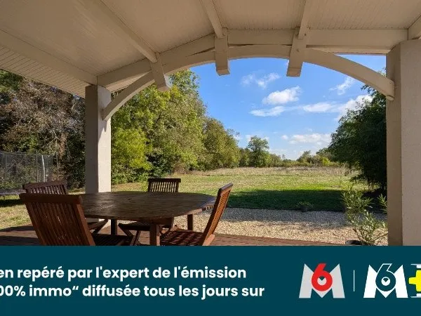 Maison de plain-pied moderne, vaste jardin sans vis à vis
