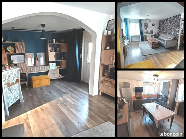 Maison de ville familiale 110 m² - 3 chambres + 1 grande pièce de 25m² - centre-ville