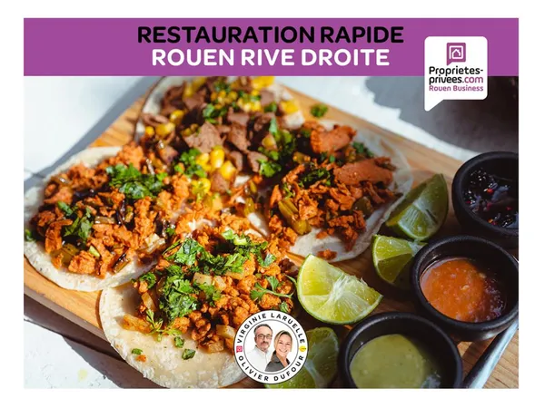 ROUEN, proche Place Saint-Marc - Restauration rapide, Sandwicherie