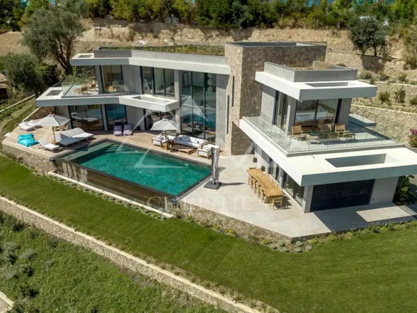 VENCE - Magnifique villa neuve contemporaine vue mer