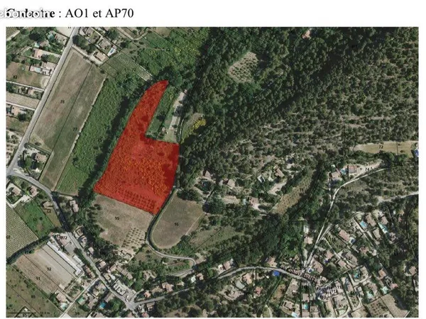 Terrain agricole non constructible