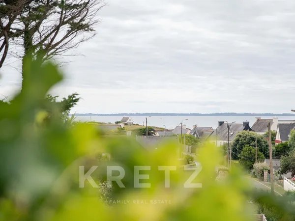 Maison contemporaine avec vue mer