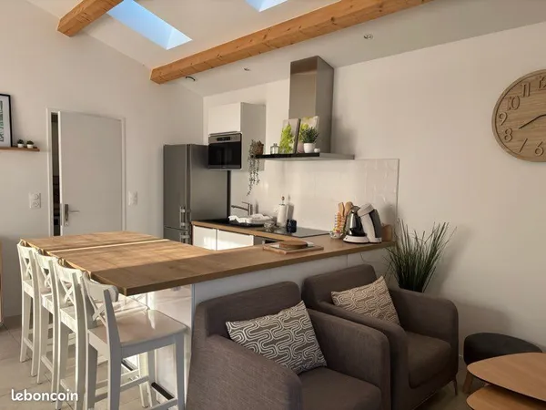 Maison meublée 50 m² à louer à Ferrières - Disponible au 1er novembre