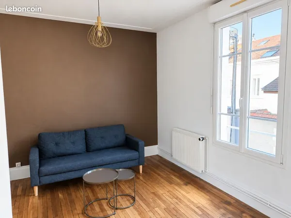 Appartement T3 2 chambres, 64m2 meublé, proche centre ville