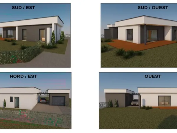 Terrain constructible 1000m2 avec permis accordé