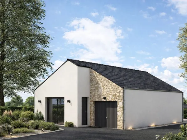 Terrain + maison 61 m²