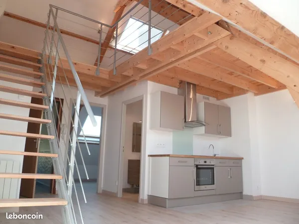 Très bel appartement avec mezzanine, lumineux, agréable et fonctionnel
