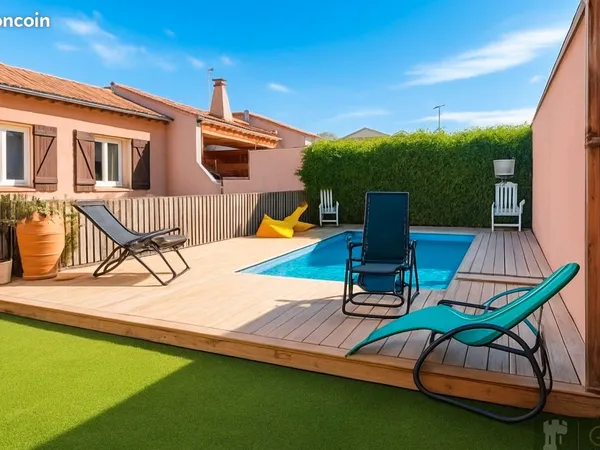 Appartement 93 m² avec Terrain et Piscine