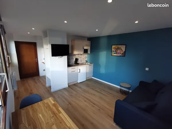 Studio meublé 21 m² | vue lac | port de rives | embarcadère lausanne