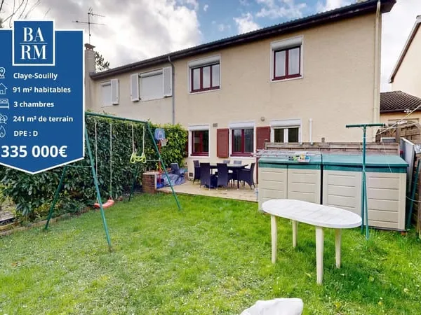 Maison Vente Claye-Souilly 4p 91m² 335000€