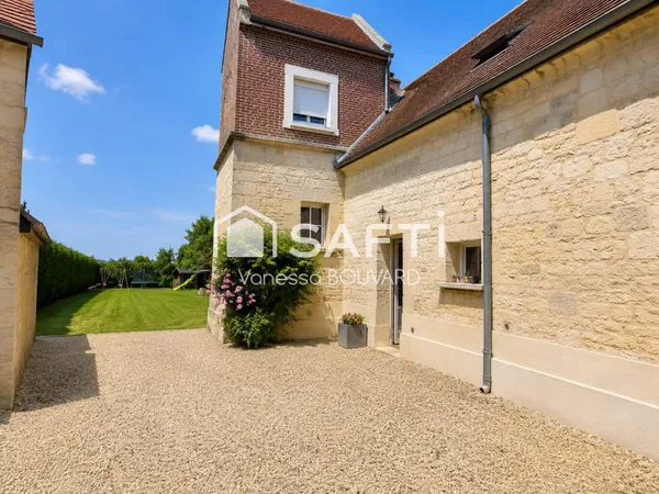 Maison rénovée, 4 chambres, terrain de 1100 m²
