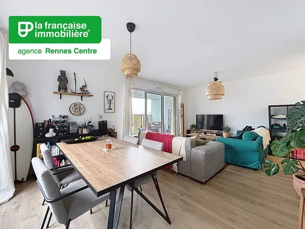 Appartement Type 3 à louer - Meublé - 68.77m² - Parking - Baud Chardonnet - Rennes
