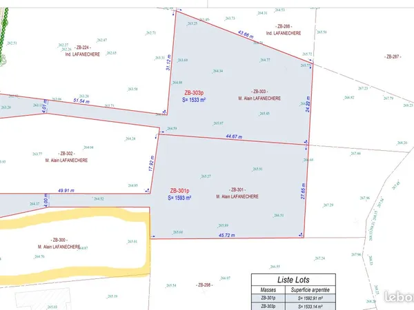 Parcelle étang de Sault