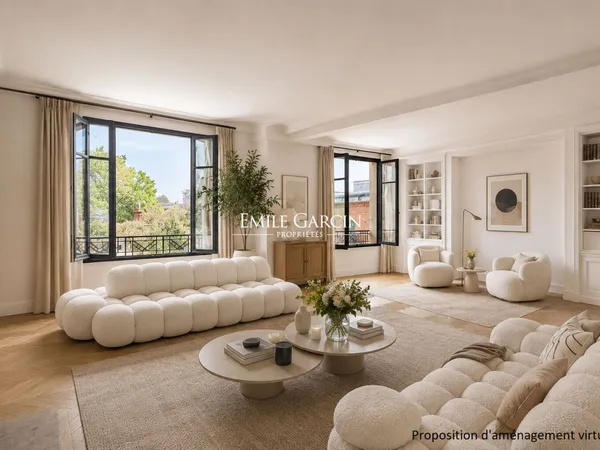 A vendre - Appartement familial - Neuilly sur Seine - Vue dégagée - 4 chambres - 231 m2