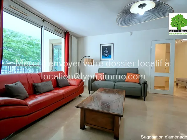 Luxueux et calme T4 meublé de 90 m2 avec 2 chambres proximi