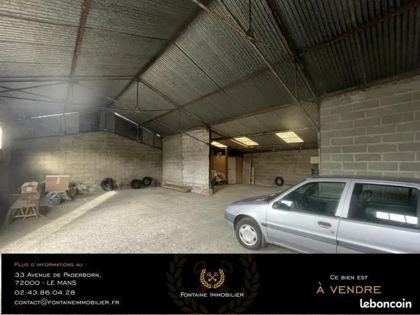 Local industriel 130 m²
