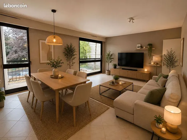 Appartement 2 pièces 54 m²
