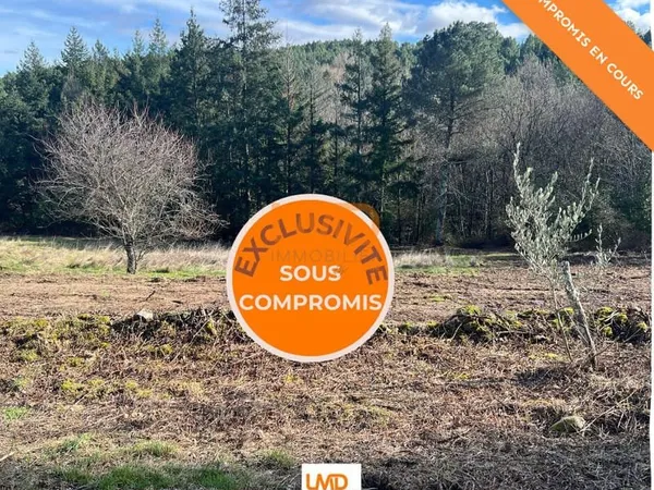 Terrain constructible de 2 162m² - Mercuer