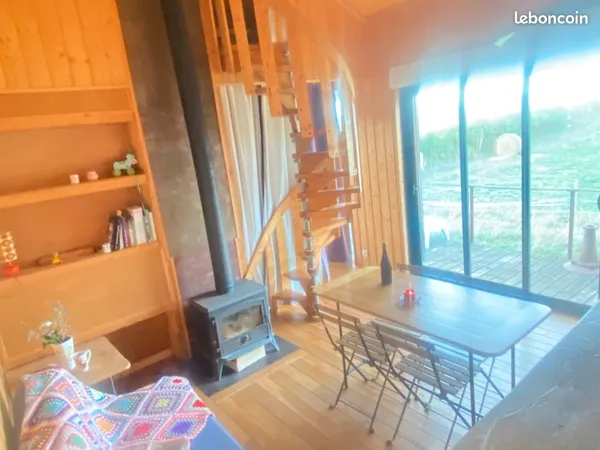 Maison en bois atypique - Grande Tiny House au coeur de la nature à Nuits 89390