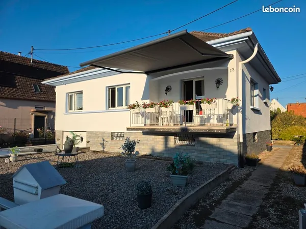 RARE À LA VENTE - Maison individuelle de PLAIN-PIED avec terrain de 500 m²