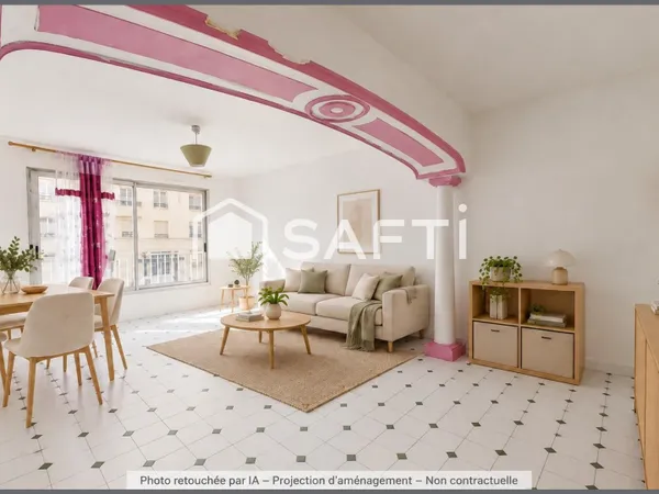 Appartement T2 50 m² avec cave et ascenseur - Lyon 7 Saint-Louis