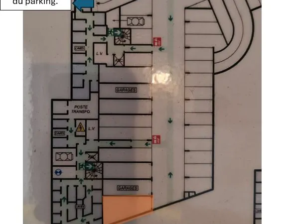 PARKING BOX DOUBLE 36 m2 + Local