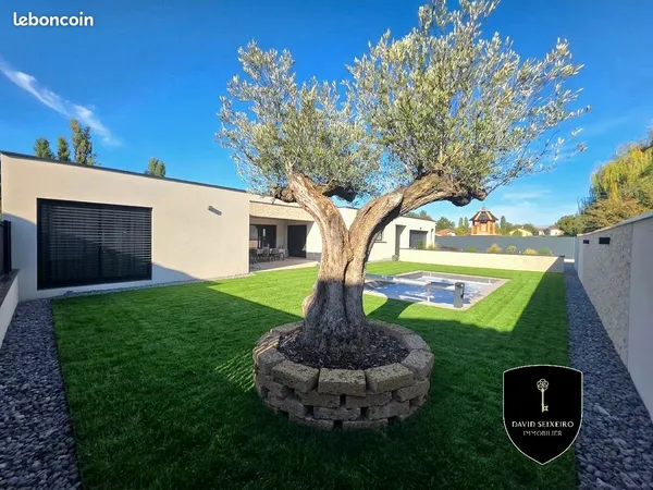Maison contemporaine de plain-pied