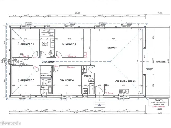 Maison neuve T5 de 120 m² sur terrain de 763 m²