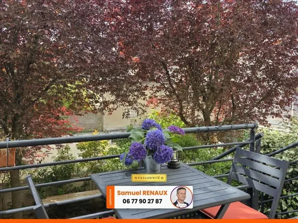 ALFORTVILLE - Duplex de 3 pièces avec balcon, jardin et 2 parking