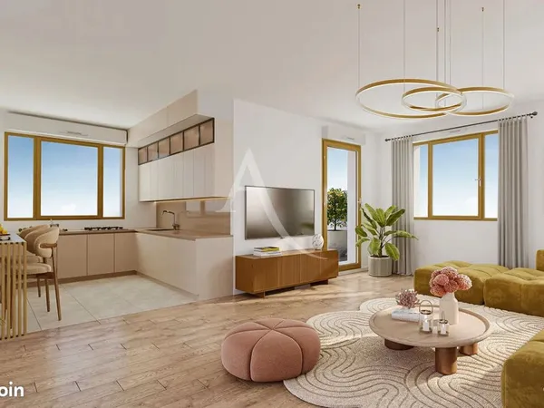 Duplex 3 pièces 64 m²