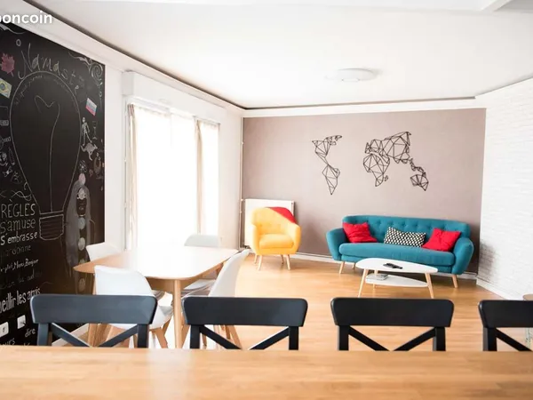 Appartement - 2 pièces - 56m² - Meublé