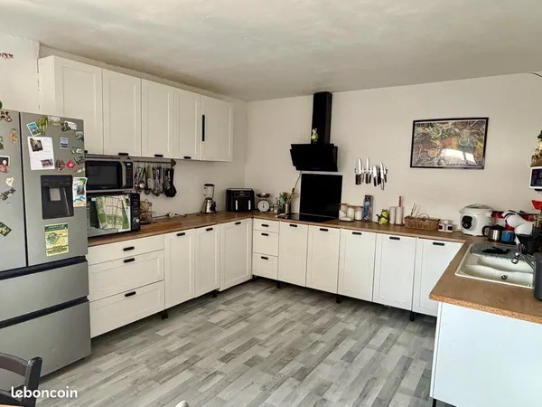 Maison familiale rénovée de 98 m² - 3 chambres - Ouville-la-Rivière