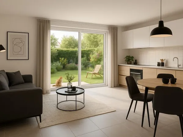 2 pièces avec JARDIN privatif au coeur du NEUDORF !