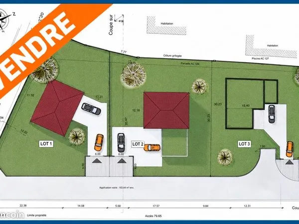Terrain 828 m² Saint Romain De Jalionas