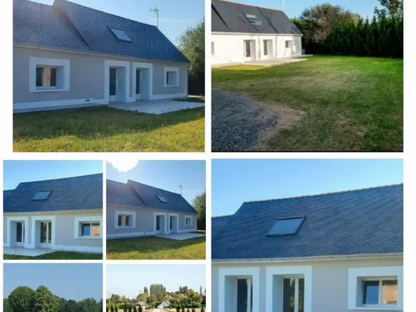 Maison 3 chambres avec grand terrain