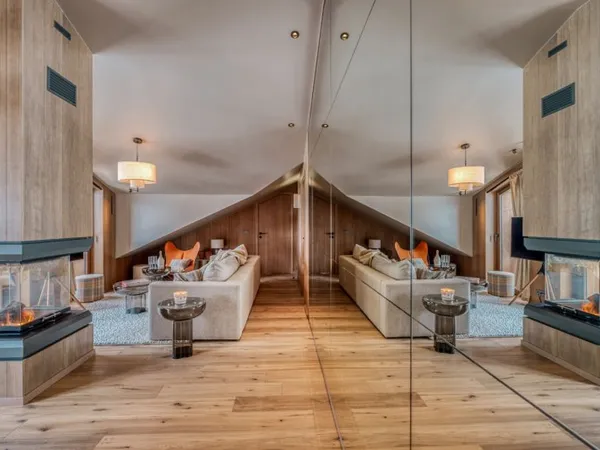 Penthouse en lisière de pistes à Courchevel