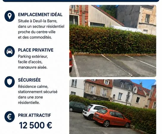 Stationnement Vente Deuil-la-Barre   12500€