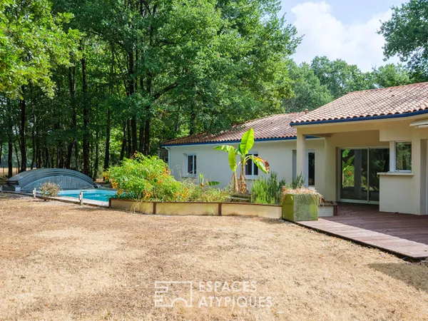 Charmante contemporaine avec piscine aux portes de Poitiers