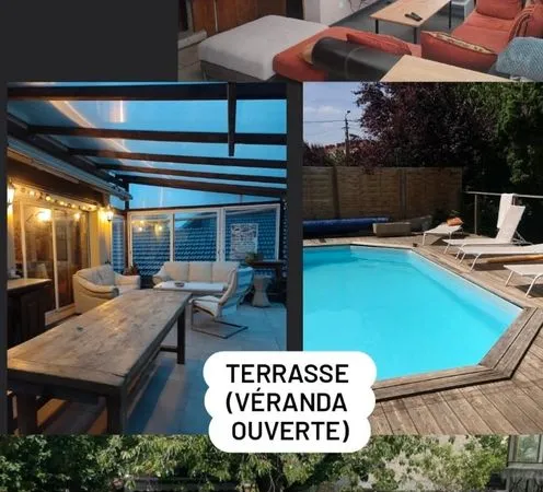 Loue chambre dans superbe maison avec piscine