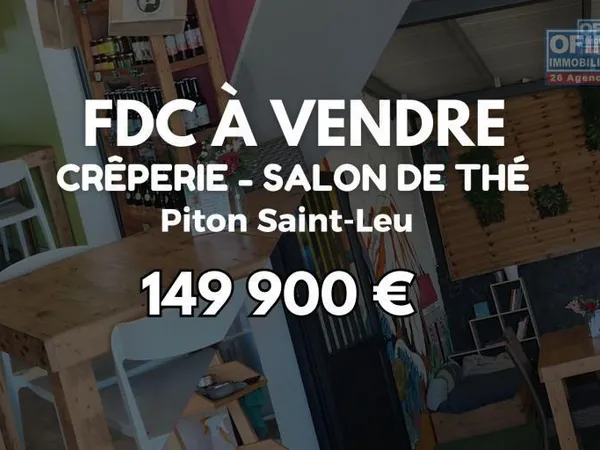 A VENDRE - Fonds de commerce Salon de Thé - Crêperie - Glacier à Piton Saint-Leu | 149 900€