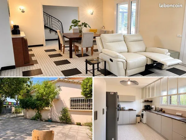 Maison 4 faces T6 155m2 sur 8,30a