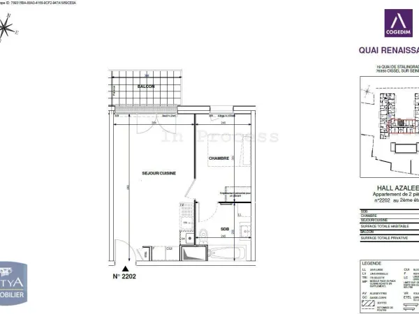 Appartement 2 pièces 37 m²