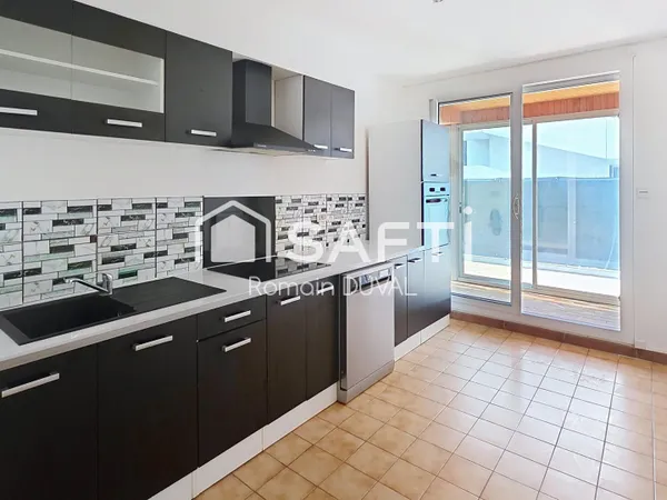 Appartement T3 avec véranda et terrasse