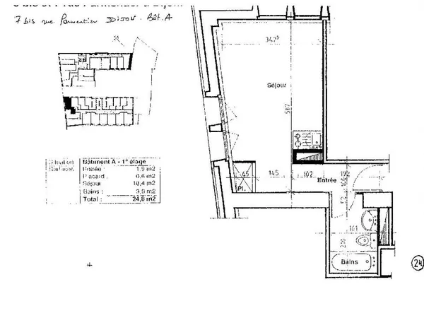 Studio de 24m2 à louer sur Dijon